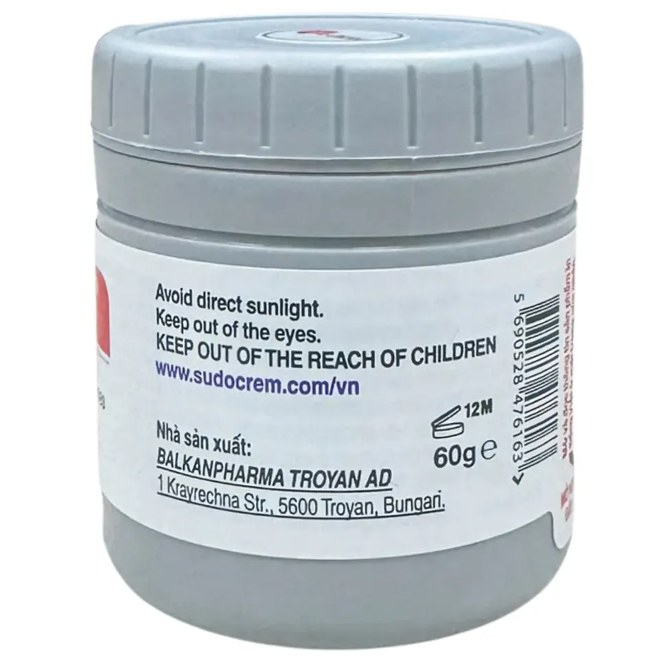 Thông tin nhà sản xuất và hướng dẫn sử dụng Sudocrem
