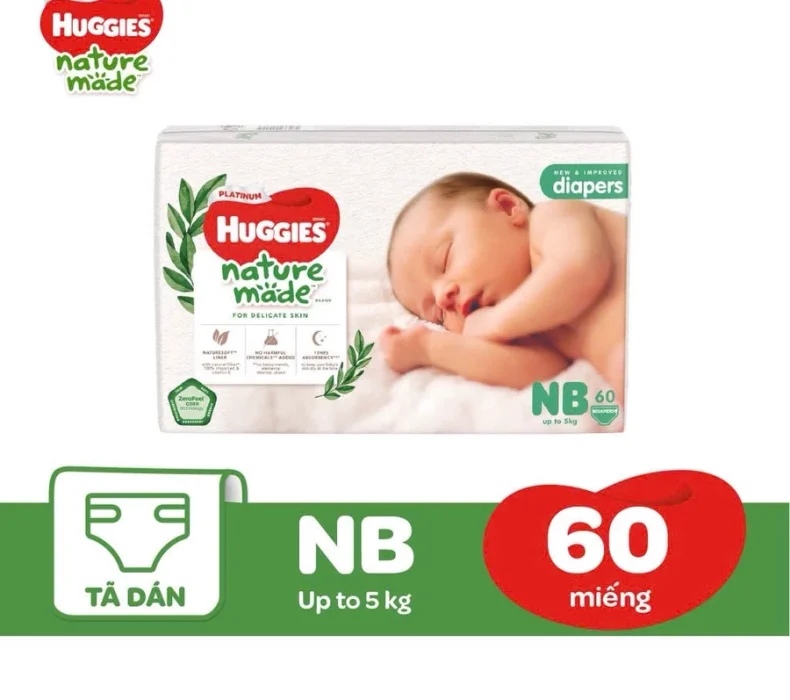 Review Thật Từ Mẹ Đã Mua Tã Dán Huggies Nature Made